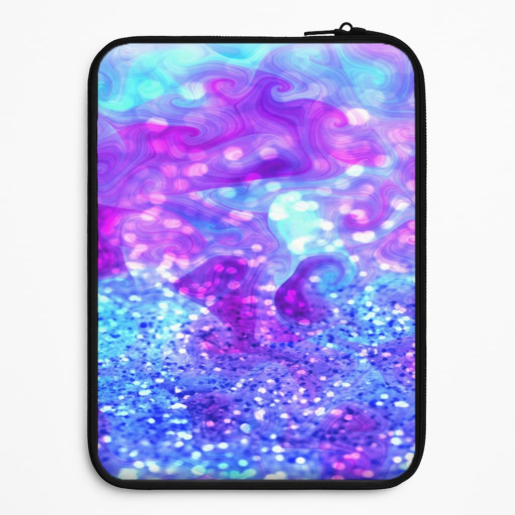 Glitter Swirl, Tumblr Stlye Laptop Sleeve