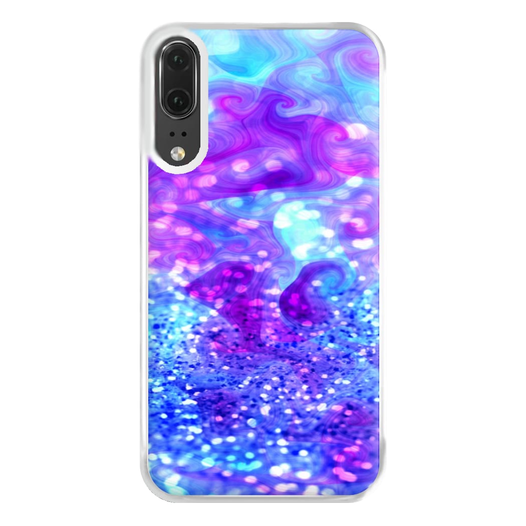 Glitter Swirl, Tumblr Stlye Phone Case for Huawei P20