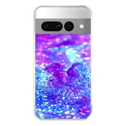 Glitter Swirl, Tumblr Stlye Phone Case for Google Pixel 7 Pro