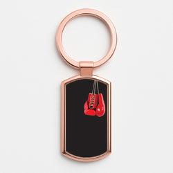 String gloves - Boxing Rose Gold Keyring
