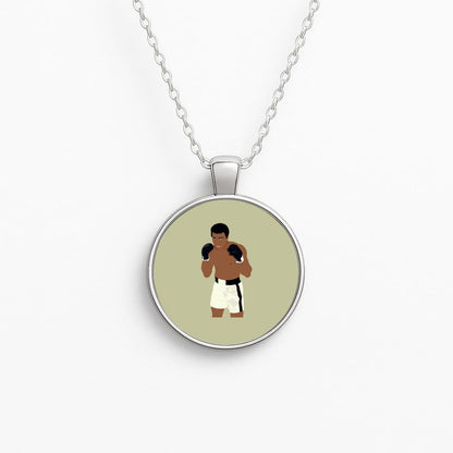 Ali - Boxing Circle Necklace