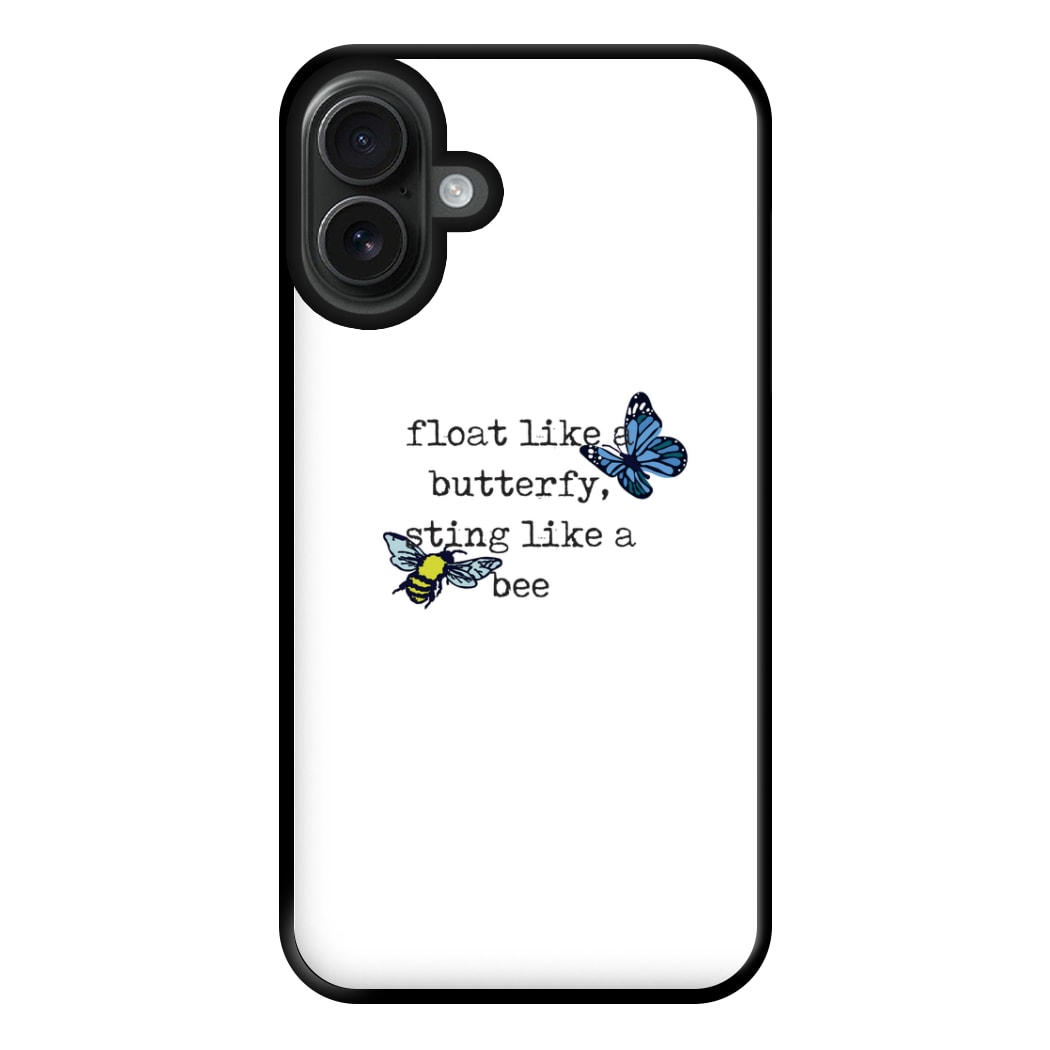 Float like a butterfly, sting like a bee - Boxing Phone Case for iPhone 16 Plus