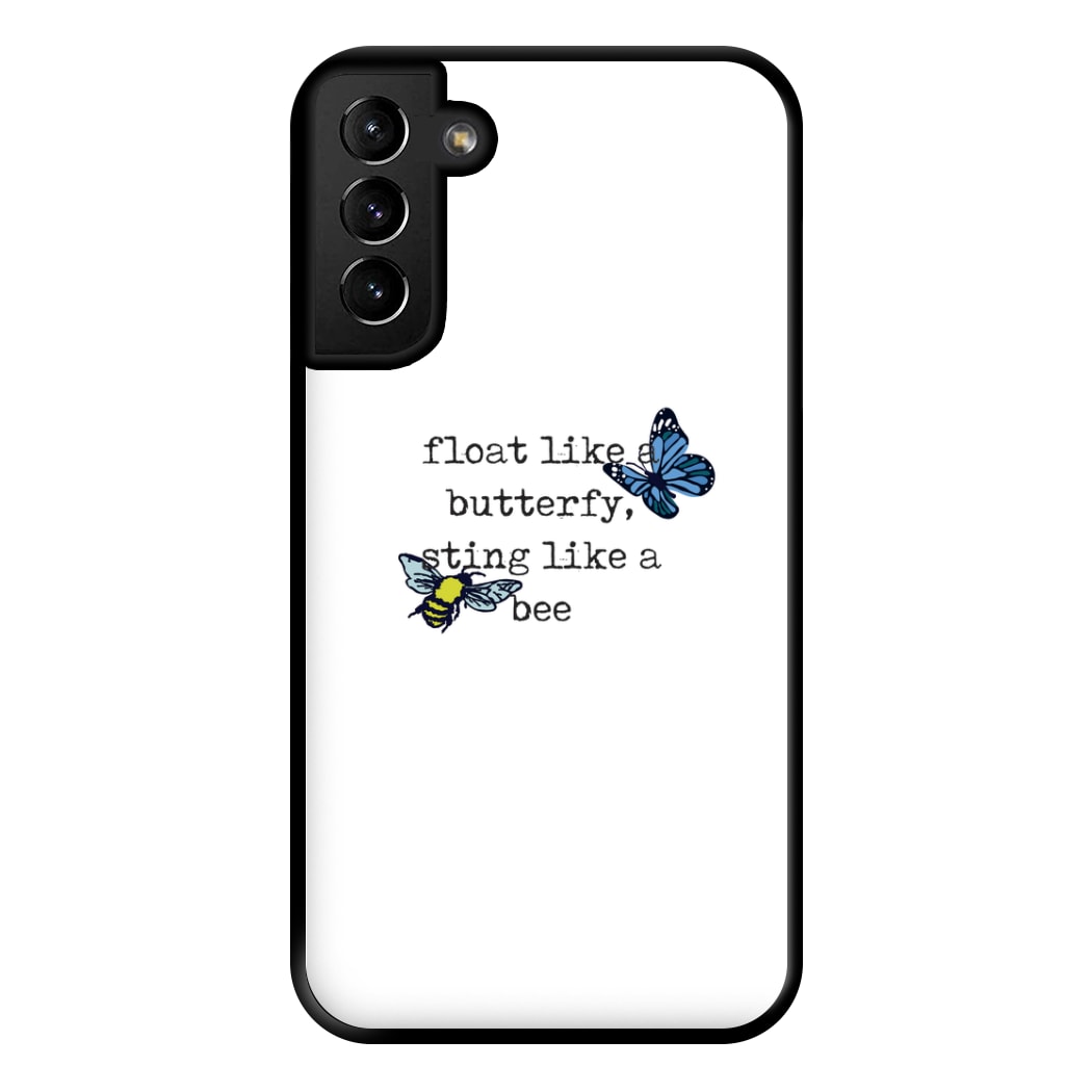 Float like a butterfly, sting like a bee - Boxing Phone Case for Galaxy S21 Plus