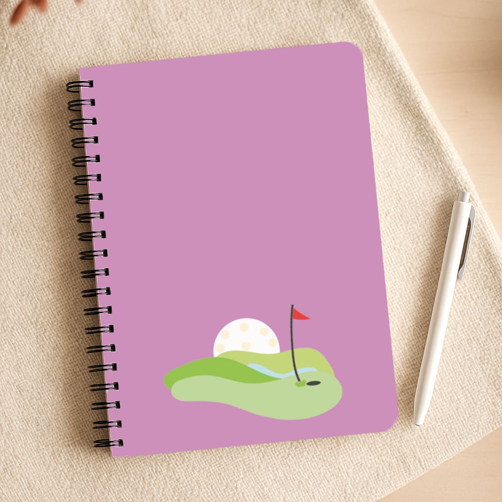 Golf course Notepad