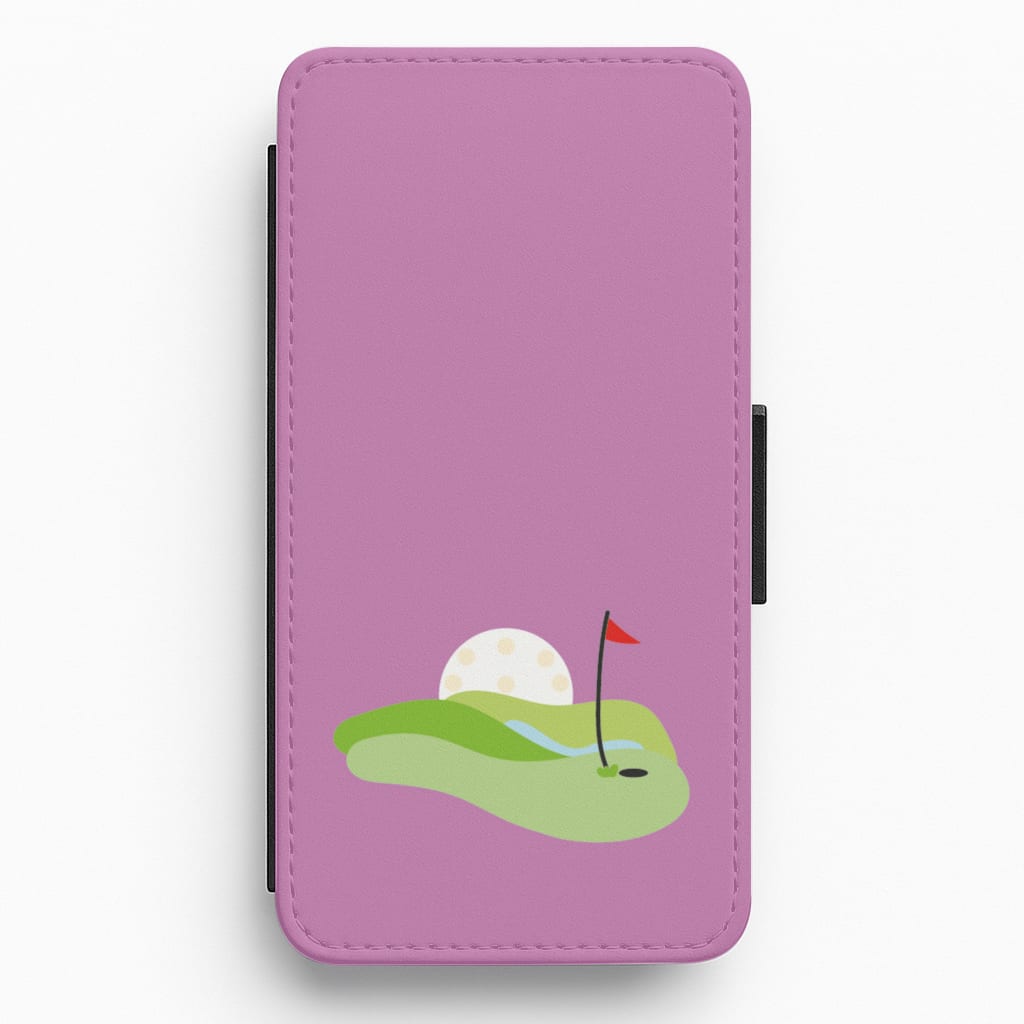 Golf course Flip / Wallet Phone Case