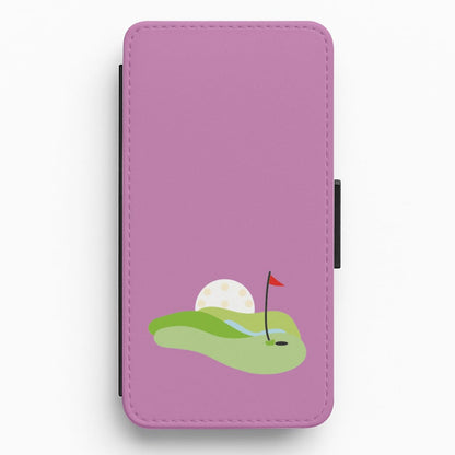 Golf course Flip / Wallet Phone Case