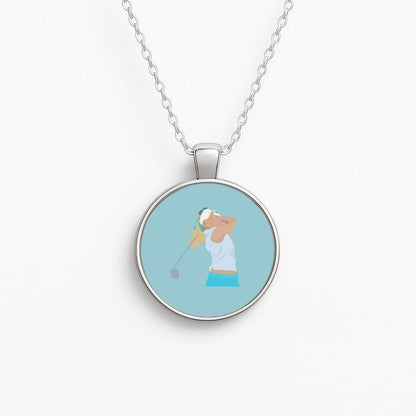 Thompson - Golf Circle Necklace