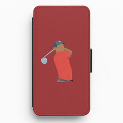 Tiger - Golf Flip / Wallet Phone Case