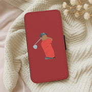 Tiger - Golf Flip / Wallet Phone Case 5