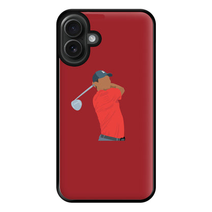 Tiger - Golf Phone Case for iPhone 16 Plus