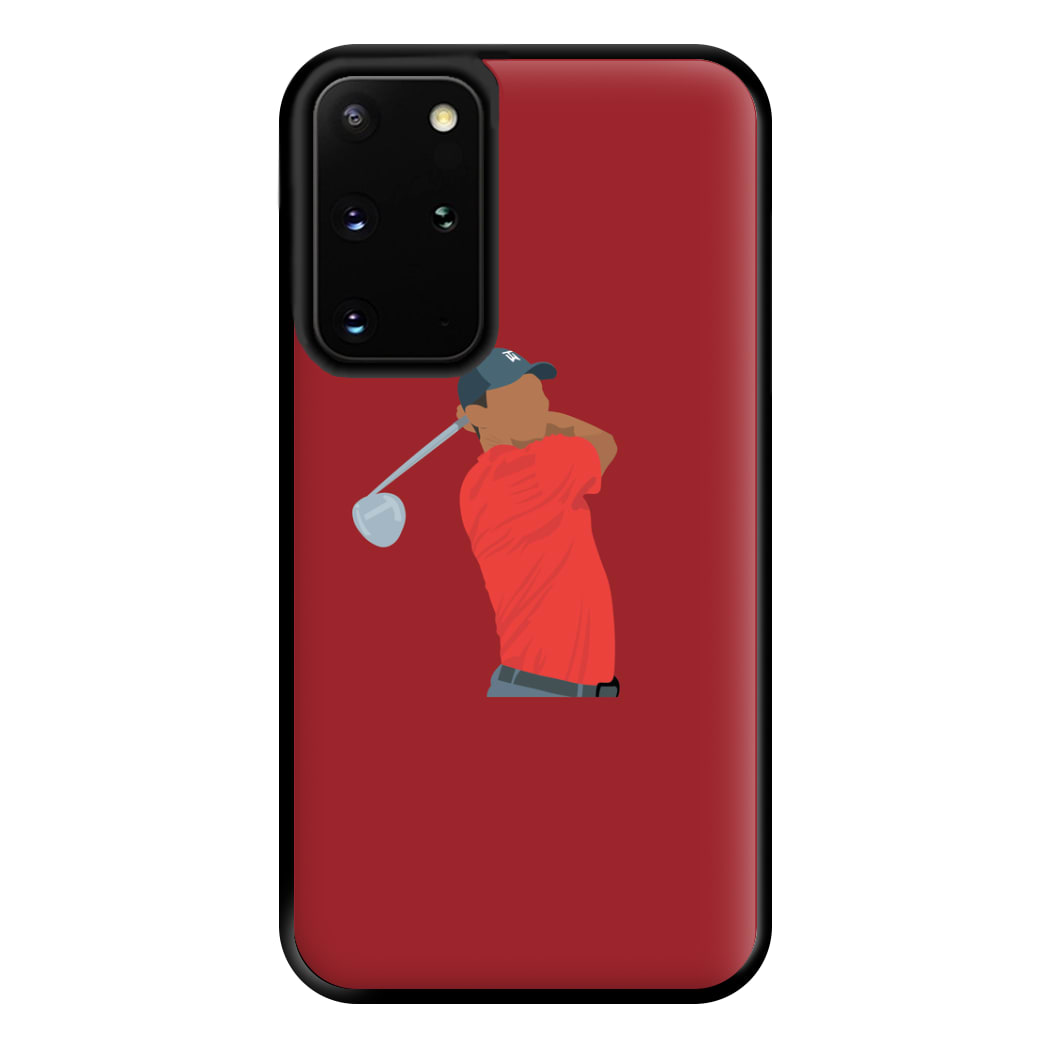 Tiger - Golf Phone Case for Galaxy S20 Plus