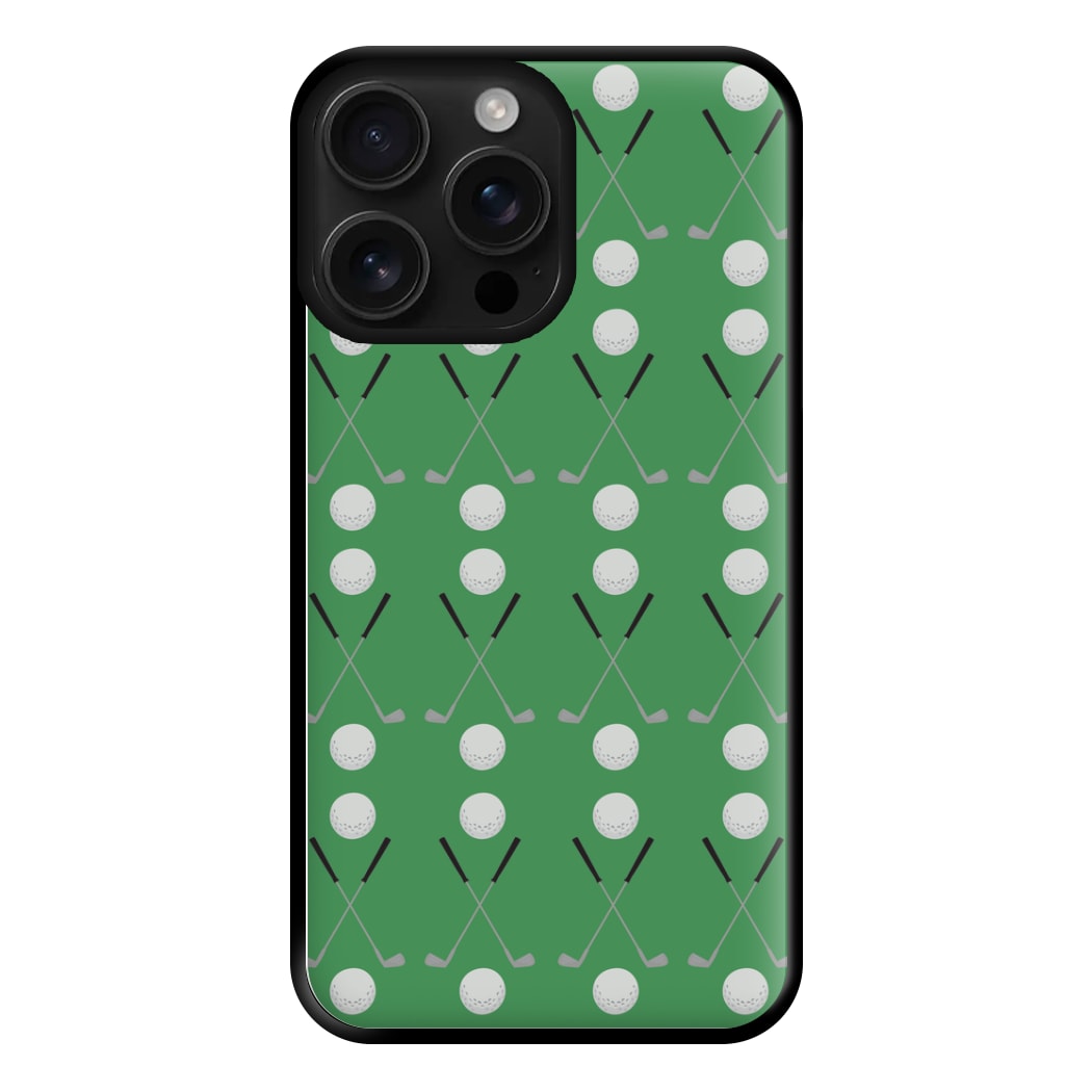 Golf clubs Phone Case