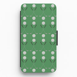 Golf clubs Flip / Wallet Phone Case