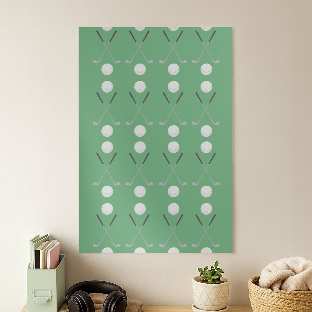 Golf clubs Poster