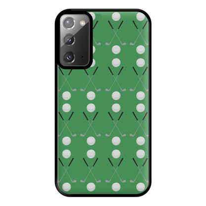 Golf clubs Phone Case for Galaxy Note 20 Ultra