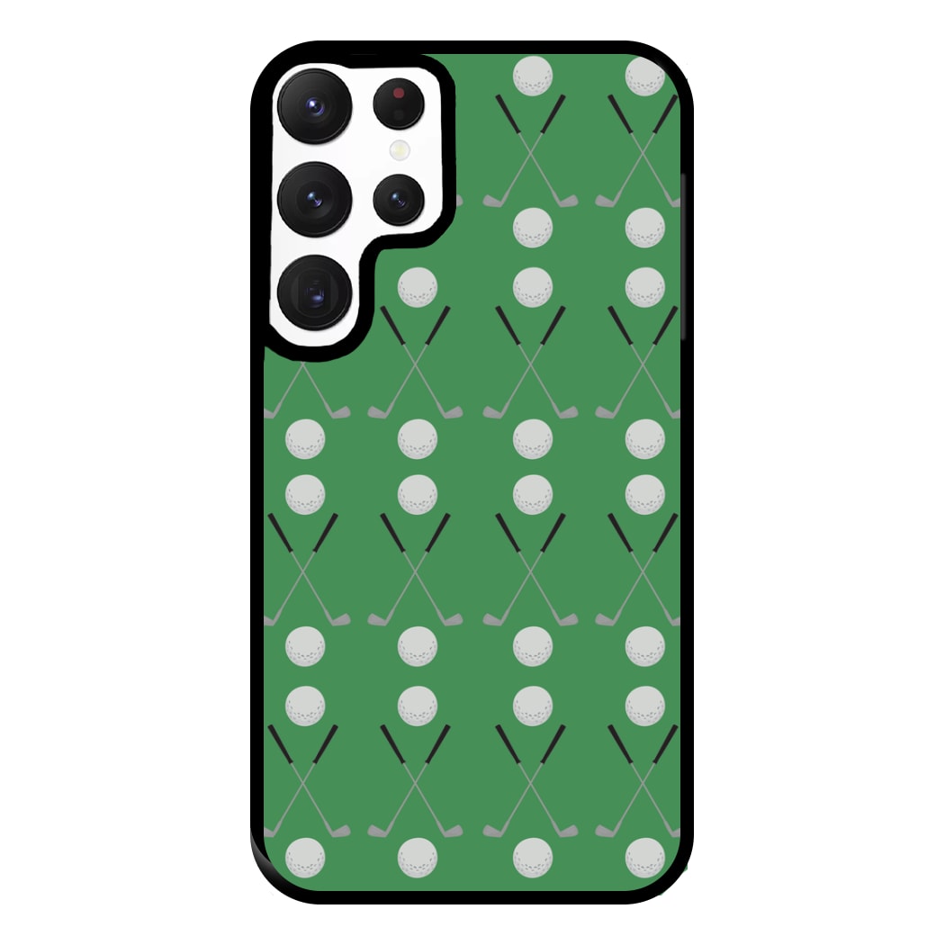 Golf clubs Phone Case for Galaxy S22 Ultra