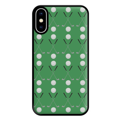 Golf clubs Phone Case for iPhone XS Max