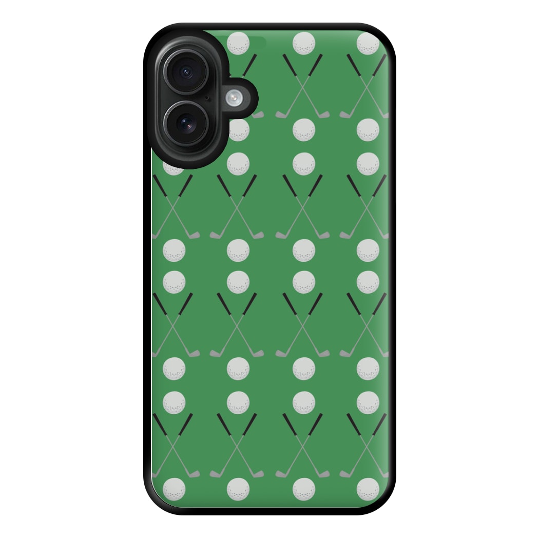 Golf clubs Phone Case for iPhone 16 Plus