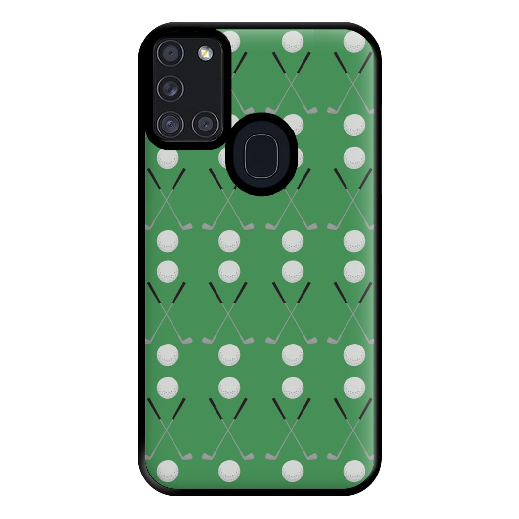 Golf clubs Phone Case for Galaxy A21s