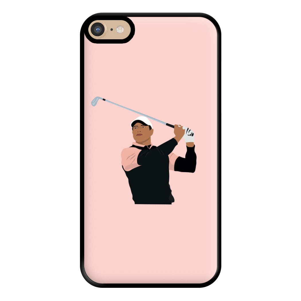 Tiger hitting a iron - Golf Phone Case for iPhone 6 Plus / 7 Plus / 8 Plus