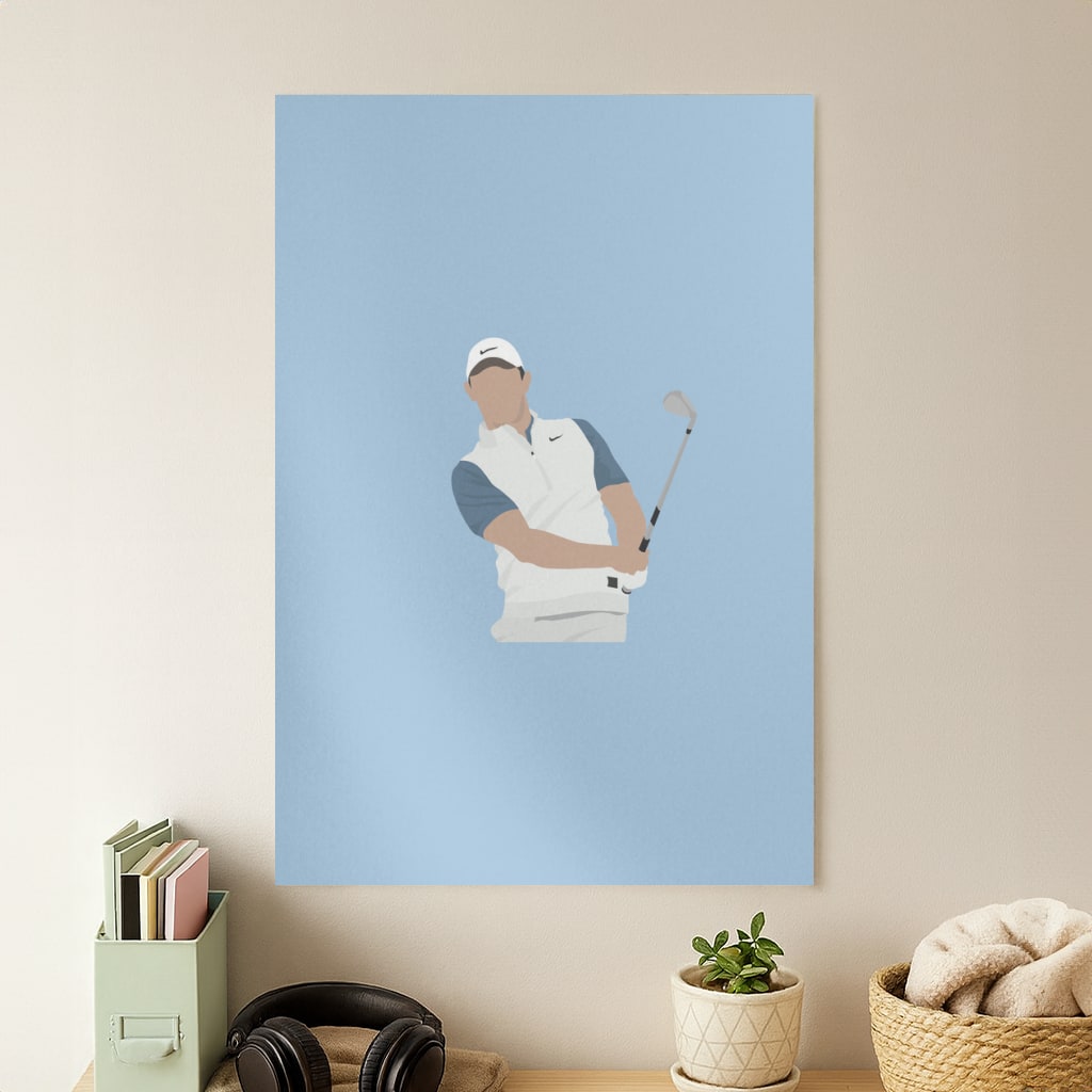 Mcllroy - Golf Poster
