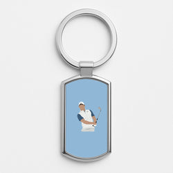 Mcllroy - Golf Silver Keyring