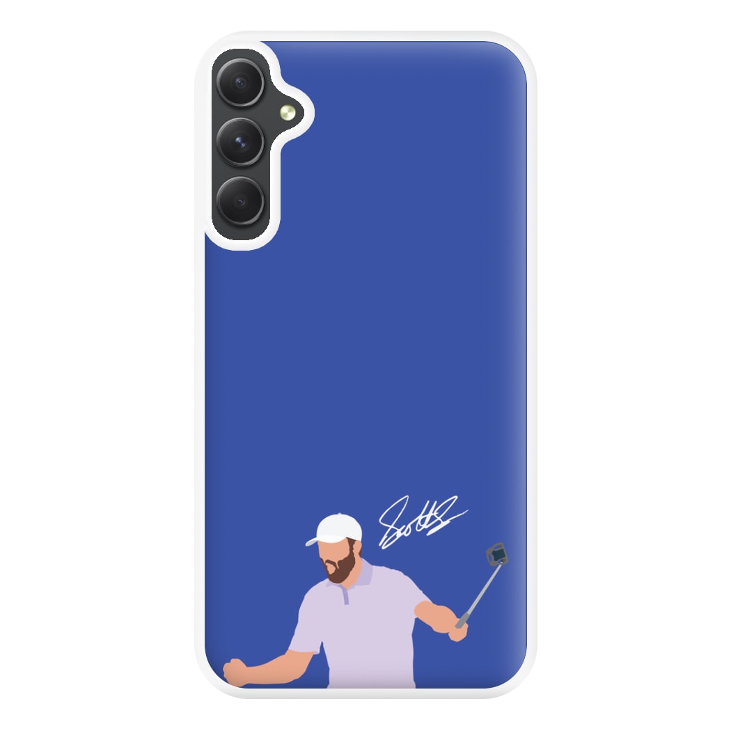 Scheffler Signature Phone Case for Galaxy A34