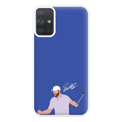 Scheffler Signature Phone Case for Galaxy A71