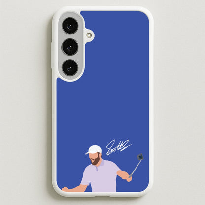 Scheffler Signature Phone Case for Galaxy S25FE