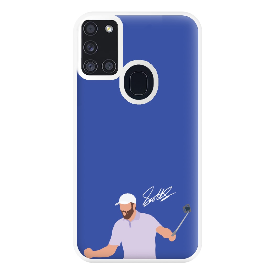 Scheffler Signature Phone Case for Galaxy A21s