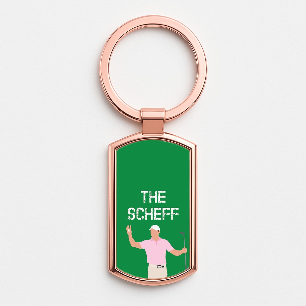 The Scheff Rose Gold Keyring