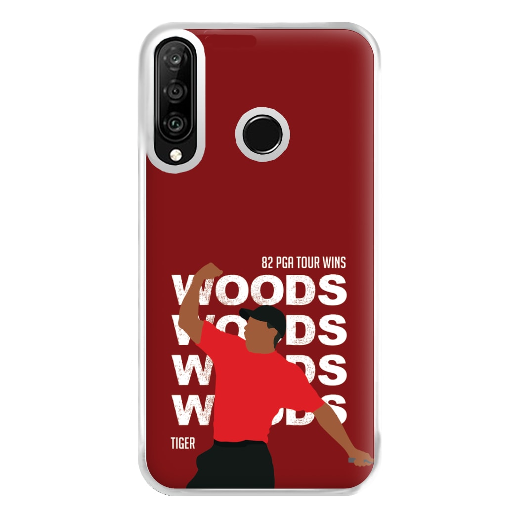 Woods Dark Red Phone Case for Huawei P30 Lite