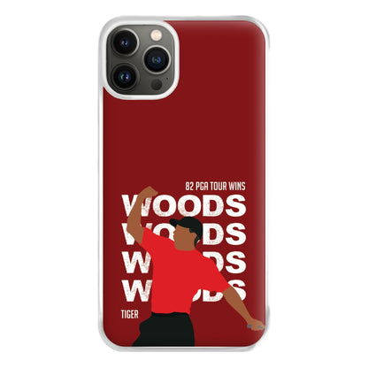 Woods Dark Red Phone Case for iPhone 13