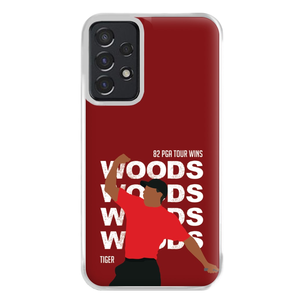 Woods Dark Red Phone Case for Galaxy A52 / A52s