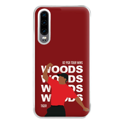 Woods Dark Red Phone Case for Huawei P30