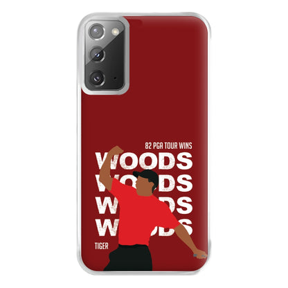 Woods Dark Red Phone Case for Galaxy Note 20 Ultra