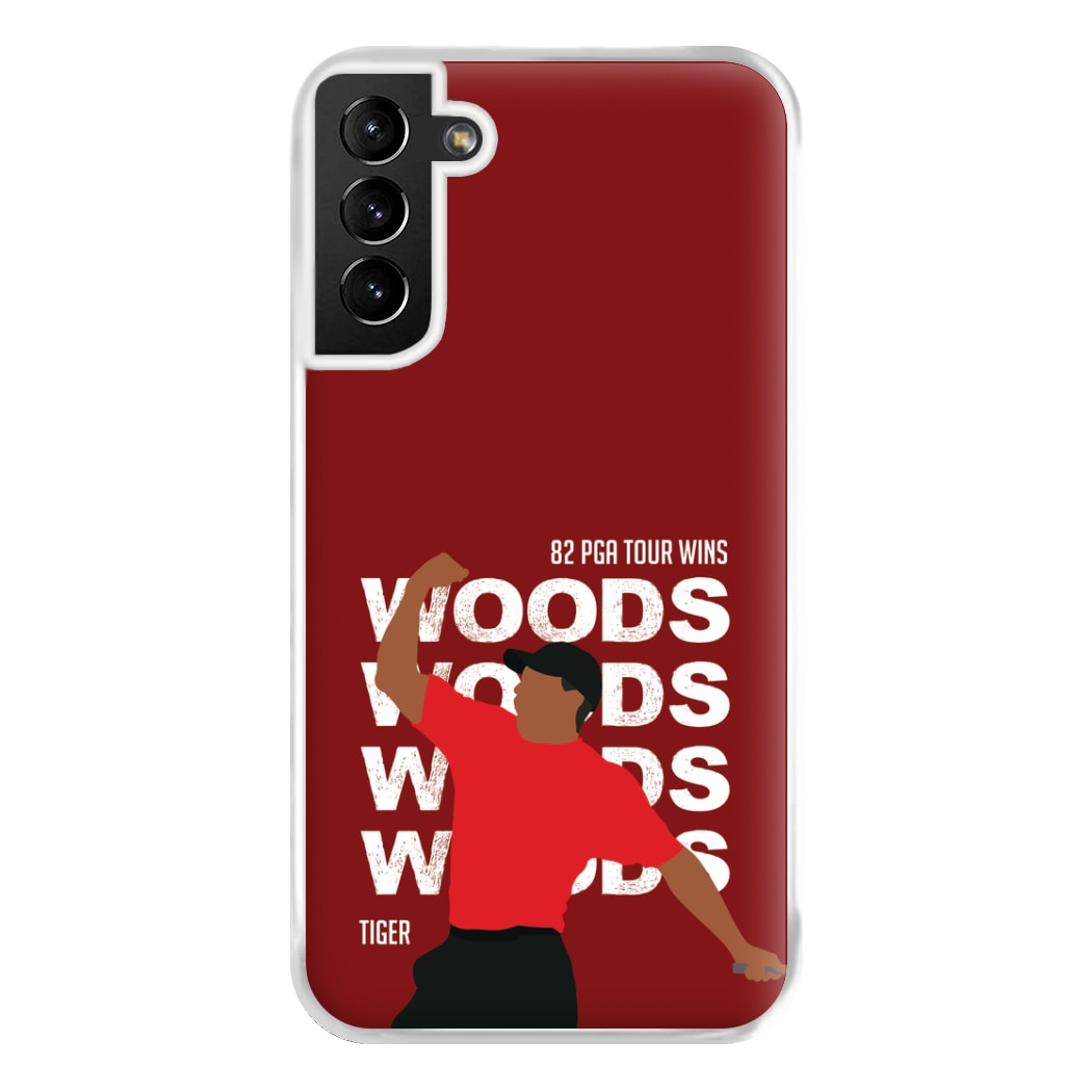 Woods Dark Red Phone Case for Galaxy S21 Plus