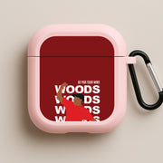 Woods Dark Red AirPods Case 4