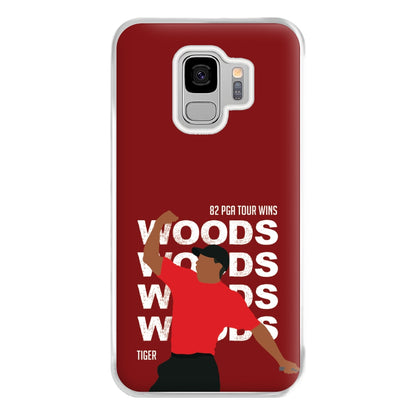 Woods Dark Red Phone Case for Galaxy S9 Plus