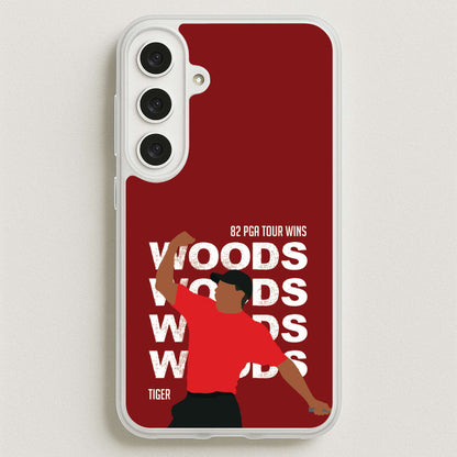 Woods Dark Red Phone Case for Galaxy S25FE