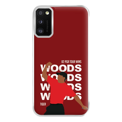 Woods Dark Red Phone Case for Galaxy A41