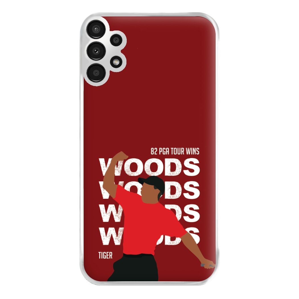 Woods Dark Red Phone Case for Galaxy A13