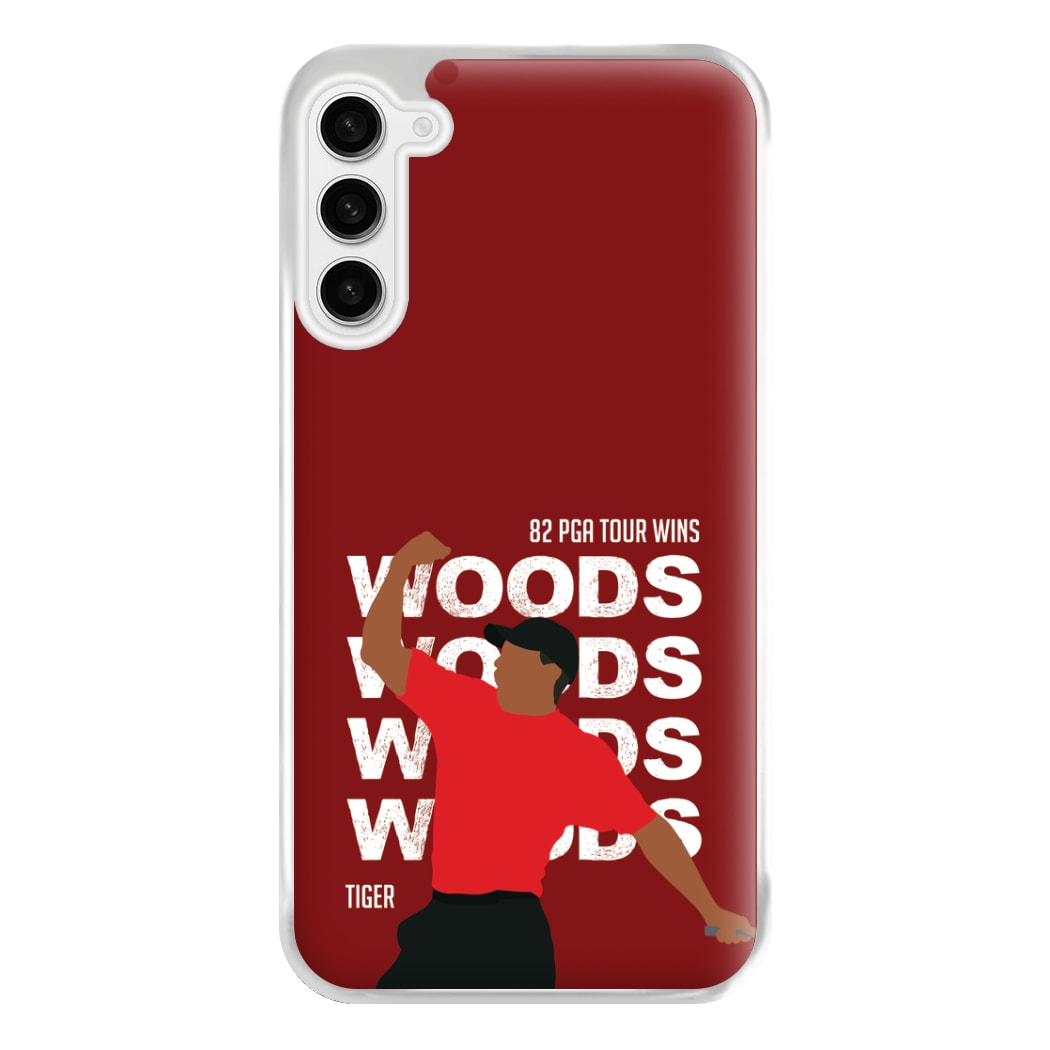 Woods Dark Red Phone Case for Galaxy S23FE