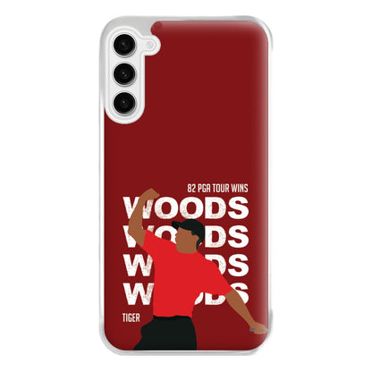 Woods Dark Red Phone Case for Galaxy S23FE