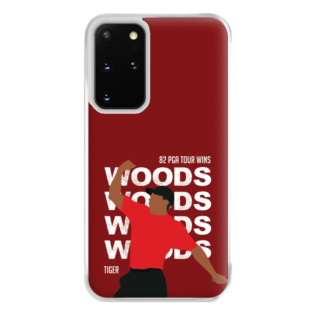 Woods Dark Red Phone Case for Galaxy S20 Plus