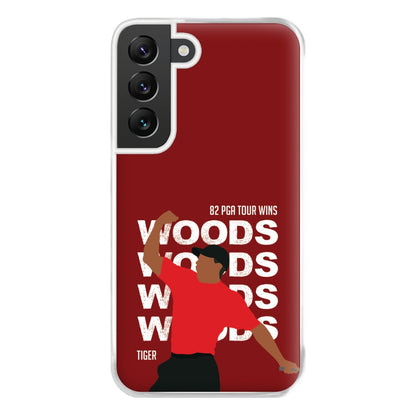 Woods Dark Red Phone Case for Galaxy S22 Plus