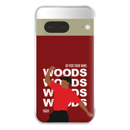 Woods Dark Red Phone Case for Google Pixel 7a