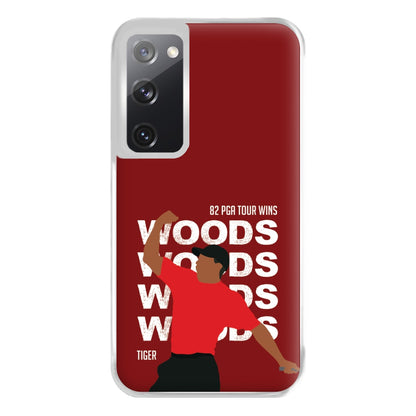 Woods Dark Red Phone Case for Galaxy S20FE