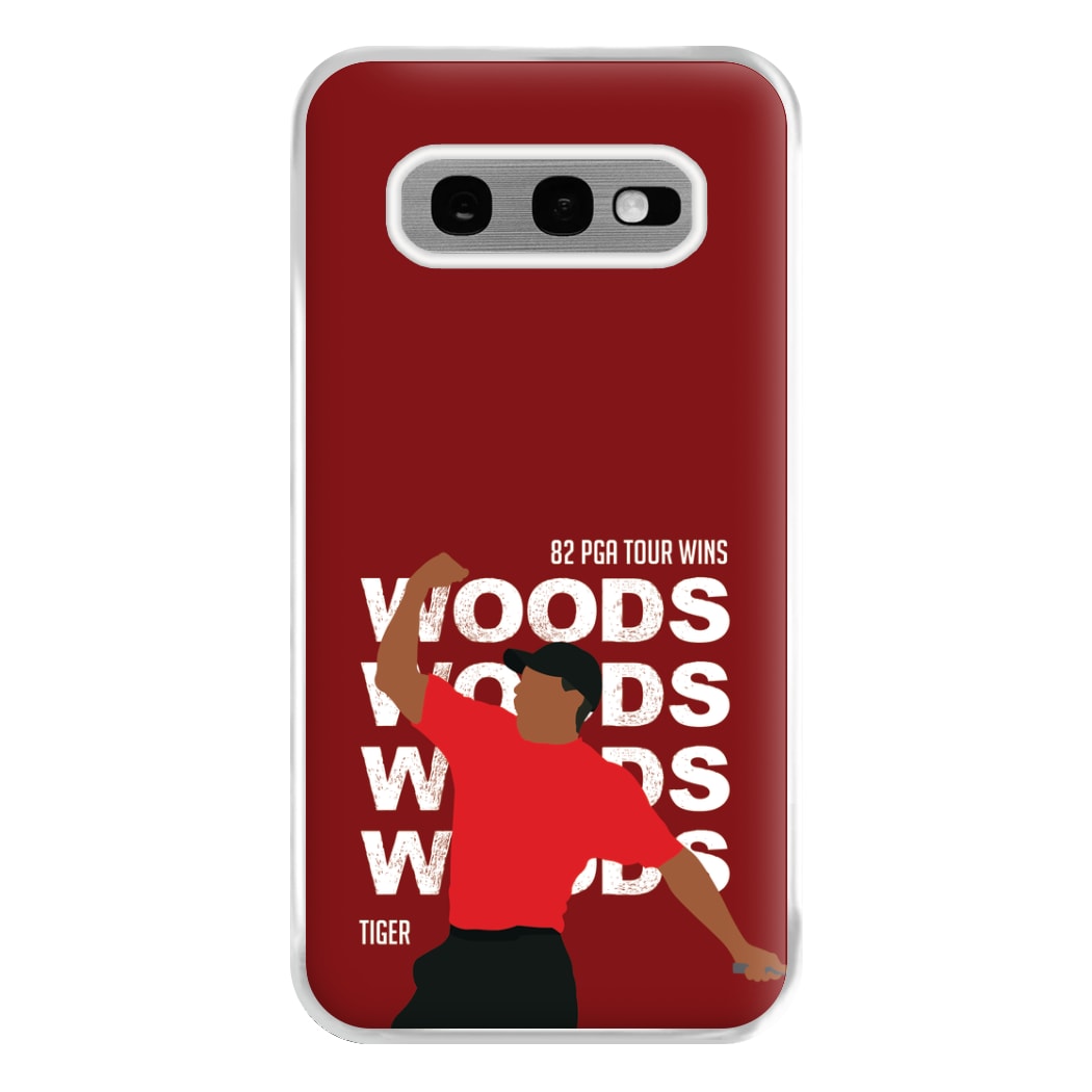 Woods Dark Red Phone Case for Galaxy S10e