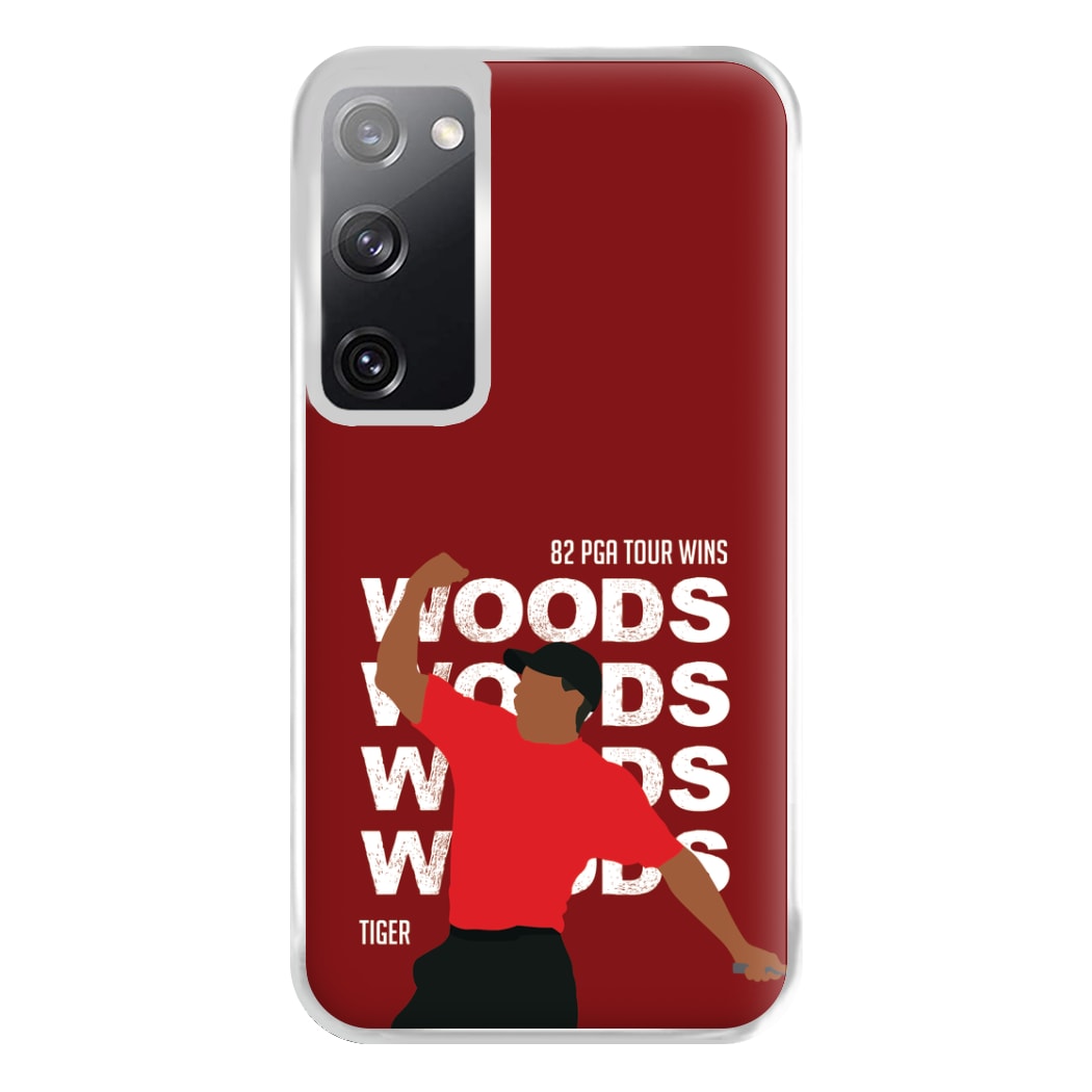 Woods Dark Red Phone Case for Galaxy S20